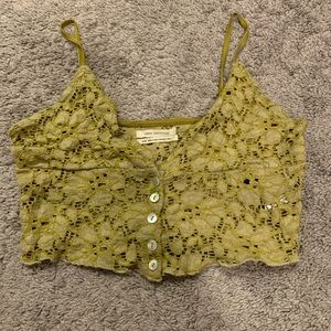 Green tank top from UO